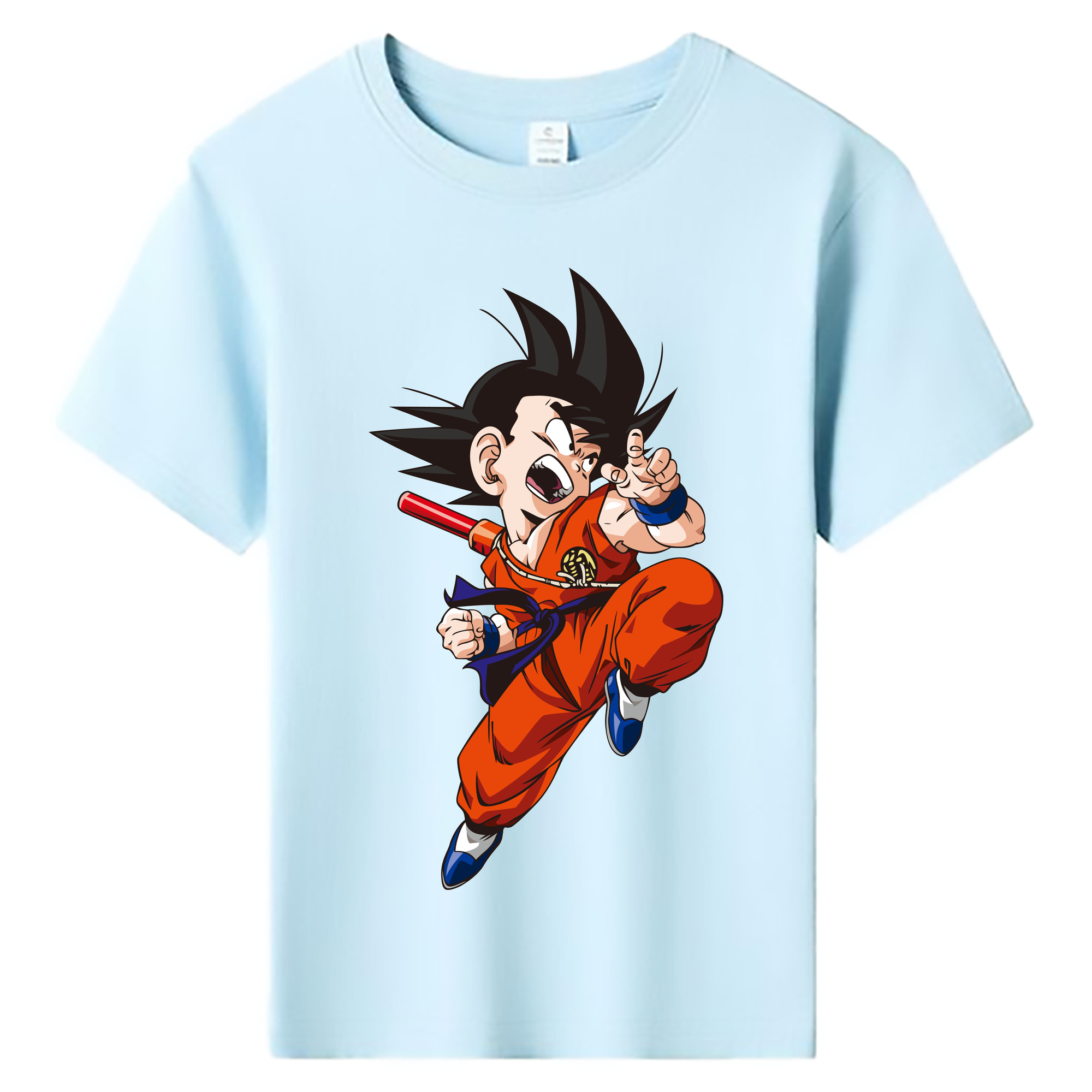 （画像用） ドラゴンボール 孫悟空（そん ごくう）Son Goku カカロット DRAGON BALL Kakarotto 綿100％キッズTシャツ（フロントプリント）